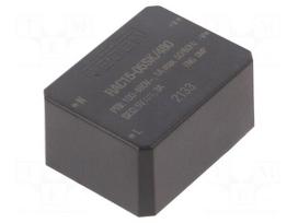 Converter: AC/DC | 15W | Uin: 85÷528VAC,120÷750VDC | Uout: 5VDC | 86%