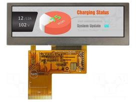 Display: TFT | 3.9" | 480x128 | Illumin: LED | Dim: 105.5x37x3.05mm | RGB