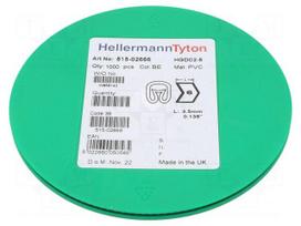 Marker: cable | Marking: 6 | 2÷5mm | PVC | blue | leaded | HGDC2-5 | L: 3.5mm