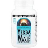 Source Naturals, Yerba Mate, 600 mg, 90 tablečių