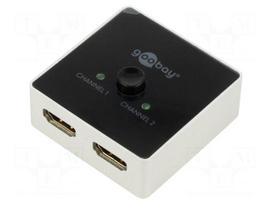 Switch | HDMI 2.0 | Input: HDMI socket x2 | Out: HDMI socket | black