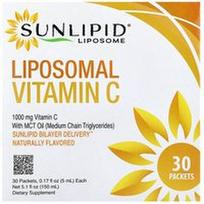 SunLipid, Liposomos, liposominis vitaminas C su MCT aliejumi, 30 pakelių po 5 ml (0,17 fl oz)