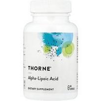 Thorne, Alfa-lipoinė rūgštis, 60 kapsulių (300 mg vienoje kapsulėje)