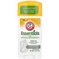 Arm & Hammer, „Essentials™“ su natūraliais dezodorantais, dezodorantas, bekvapis, 71 g