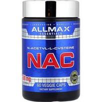 ALLMAX, Essentials, NAC, 600 mg, 60 vegetariškų kapsulių