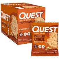 Quest Nutrition, baltyminiai sausainiai su žemės riešutų sviestu, 12 sausainių po 58 g