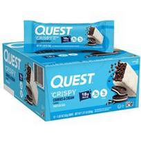 Quest Nutrition, Baltymų batonėlis, traškūs sausainiai ir grietinėlė, 12 batonėlių po 52 g (1,83 uncijos)