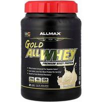 ALLMAX, GOLD ALLWHEY®, aukščiausios kokybės išrūgų baltymai, prancūziška vanilė, 2 svarai (907 g)