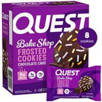 Quest Nutrition, Kepyklėlė, glaistyti sausainiai, šokoladinis pyragas, 8 sausainiai po 25 g