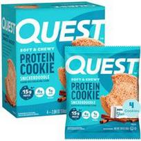 Quest Nutrition, Baltyminis sausainis, Snickerdoodle, 4 sausainiai, po 2,04 uncijos (58 g)