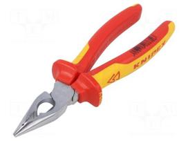 Pliers: insulated | universal | steel | 185mm