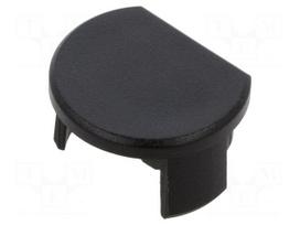 Cap for LED profiles | black | OLEK