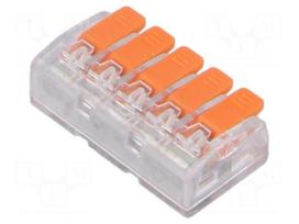 Quick splice | 32A | 450V | for cable | spring clamp | 0.5÷4mm2 | ways: 1