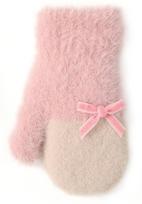 BeSNAZZY Megztos kumštinės pirštinės 14 cm R-235DB-P_beige/14 cm