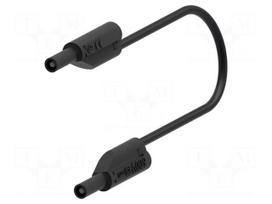 Test lead: single | 10A | banana plug 2mm,both sides | Urated: 600V