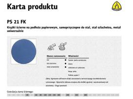 KLINGSPOR KRĄŻEK 150  PS21FK 50szt.   60