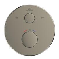 Ideal Standard Ceratherm 100 potinkinio termostatinio vonios/dušo maišytuvo virštinkinė dalis, apvali, silver storm sp.