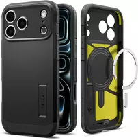 Dėklas Spigen Tough Armor Case for iPhone 18 Pro Max / 17 Pro Max - Juodas