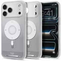 Dėklas Spigen Ultra Hybrid MagSafe iPhone 17 Pro Max / 18 Pro Max KLASIKINIS SIDABRINIS
