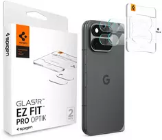 Spigen Glass tR EZ Fit Optik Pro 2 Pack, crystal clear – Google Pixel 11 Pro Fold