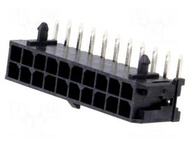 Connector: wire-board | socket | male | PIN: 20 | Micro-Fit 3.0 | THT