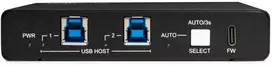 USB šakotuvas - Lindy 43431 4x2 USB 3.2 Gen 2 šakotuvas juodas