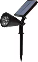 RTO Solarna lampa ogrodowa led wbijana reflektor czujnik zmierzchu punktowa - or1226