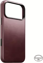 Burga Nomad Traditional odinis dėklas, bordo (Horween) – iPhone 18 Pro Max/17 Pro Max