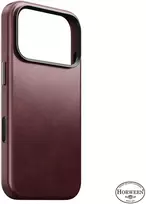 Burga Nomad Traditional odinis dėklas, bordo (Horween) – iPhone 18 Pro/17 Pro