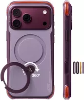 Dėklas Burga Torras Ostand Q3 Air Pro, violetinė „summit violetinė“ spalva – iPhone 18 Pro Max