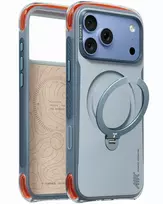 Dėklas Burga Torras Ostand Q3 Air Pro, poliarinė melsva spalva – iPhone 18 Pro