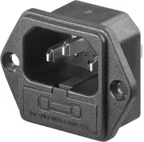 GBC Lizdas IEC korpusinis su saugiklio lizdu 10A 230V