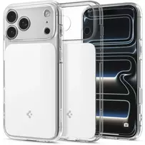 Dėklas Spigen Ultra Hybrid T MagSafe iPhone 17 Pro / 18 Pro BLIZGUS Baltas