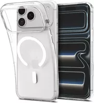 Dėklas Spigen LIQUID CRYSTAL MagSafe iPhone 17 Pro Max / 18 Pro Max SKAIDRUS/Baltas