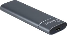 Išorinis kietojo disko dėklas Inter-Tech M.2 GD-MS013 113x37x12mm Gray