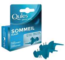QUIES specialūs, apsauginiai miegui skirti ausų kamštukai, 2 vnt.