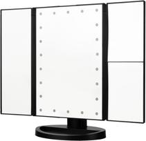 Lusterko do makijażu Humanas HS-ML04 z podświetleniem LED - czarny