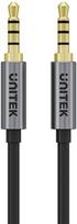 Unitek Adapter AUX 3,5 mm jack (męski–męski) 1m