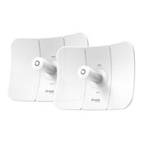 Omada 5GHz 867Mbps Ultra-Range vidaus/išorės belaidis tiltas, TP-Link, Beam Bridge 5 UR KIT, 1 x 10M/100M/1000Mbps, 15.8W, IP65