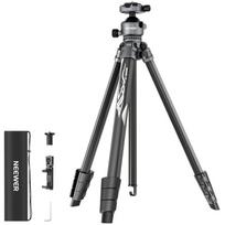 Neewer LT07 Aliumininis kelioninis trikojis su rutuline galva, 48.5–156.5cm, 10kg, 4 sekcijos, 1/4", 3/8", Arca, Peak Design