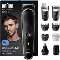 Braun Series 5 MGK 5411 daugiafunkcis trimmeris, 0,5-21mm, 100min, Li-Ion, 9-in-1, AutoSense, 13 ilgio nustatymai