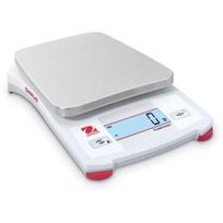 Ohaus nešiojamos svarstyklės Compass CX CX5200, 5.2 kg, 1 g, LCD, 142 x 128 mm, 3x AA, 1000 h, ABS, nerūdijantis plienas, 1.5 s