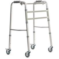 Vitea Care reabilitacijos vaikštynė PPC013VC, 550 mm, 3,7 kg, 81,5-91,5 cm, 8 cm, 110 kg, aliuminis, pilka, fiksuojami ratai