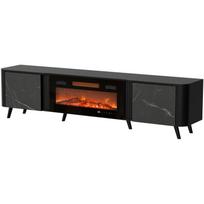 Cama Meble TV spintelė VOLARE 410053, 2000mm, 390mm, 490mm, elektrinis židinys, 1400-1600W, 220-240V, 16-28℃, PUSH TO OPEN