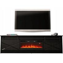 Cama Meble televizoriaus spintelė GRANERO+KOM C/C, 2000mm, 567mm, 350mm, elektrinis židinys, 1400-1600W, 2 durys, 2 lentynos