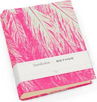 Semikolon Nuotraukų albumas Bethge x Semikolon Pfauenfeder 24,5 x 30,5 cm, rožinis