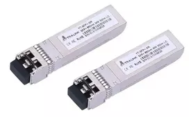 Extralink SFP+ 10G 2 pak. | SFP+ modulis | 10Gbps, LC/UPC, 850 nm, 300 m, kelių režimų, DOM