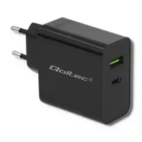 Įkroviklis | 45W | 5-20V | 2,25-3A | USB tipo C PD | USB | Juoda