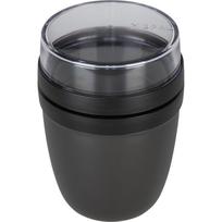 Užkandžių indelis Mepal Lunchpot Ellipse mini 300+120 ml, Nordic Black
