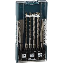 Grąžtų ir kirstukų rinkinys Makita E-15746 SDS-Plus, 6 dalių